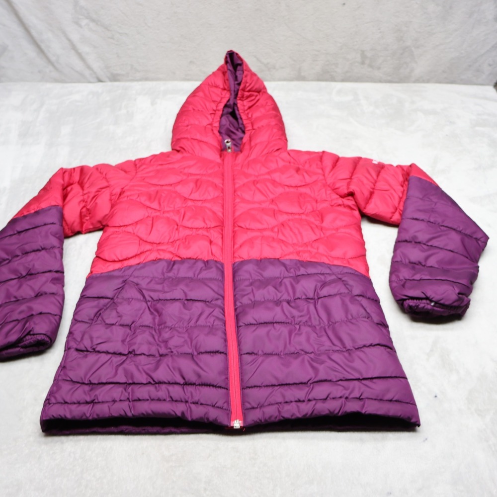 Columbia Jacket Girls Large 14/16 Pink Insulated Humphrey Hills Quilted Puffer